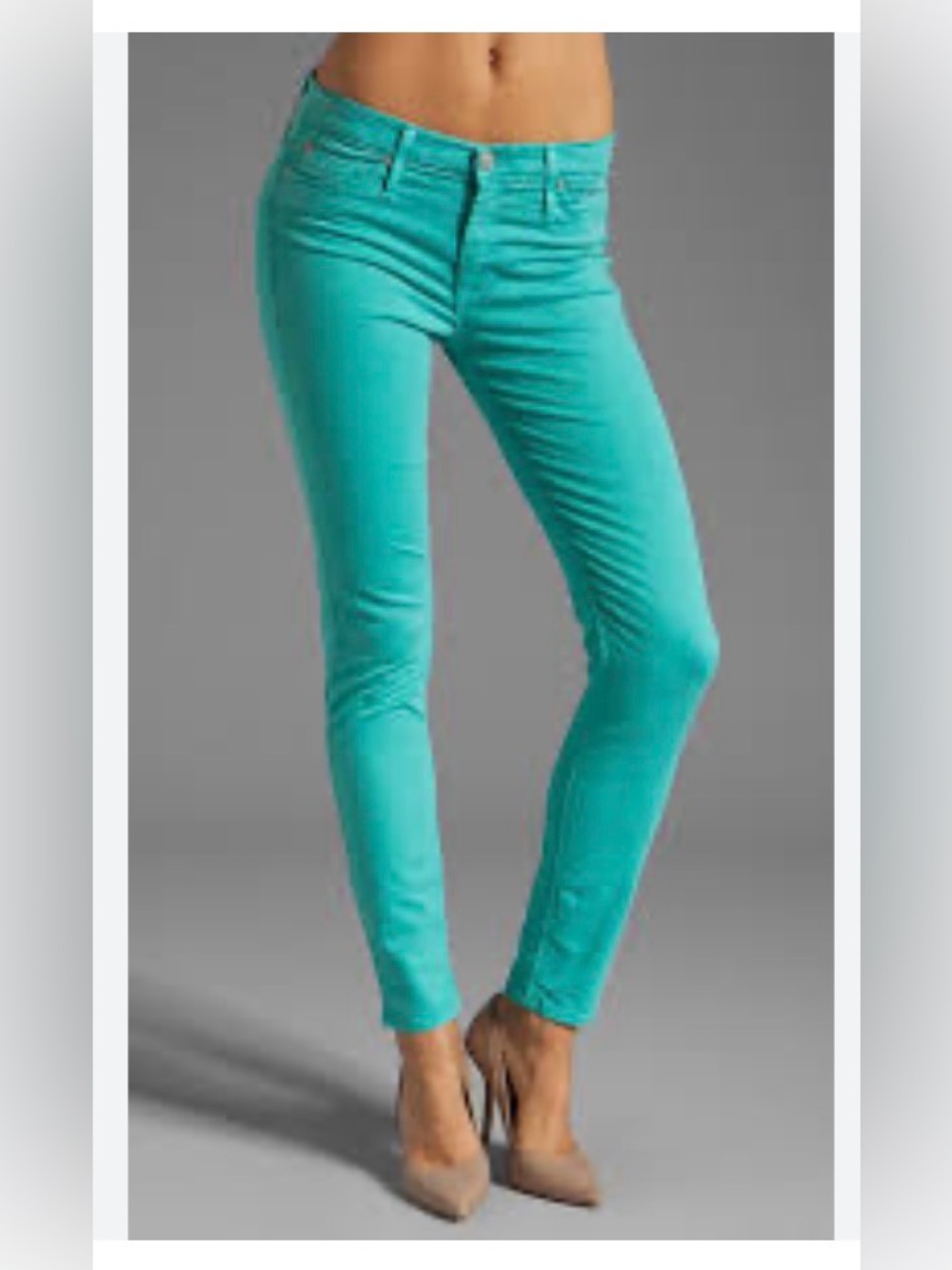 Hudson — Teal Skinny Women's Jeans — Size 27